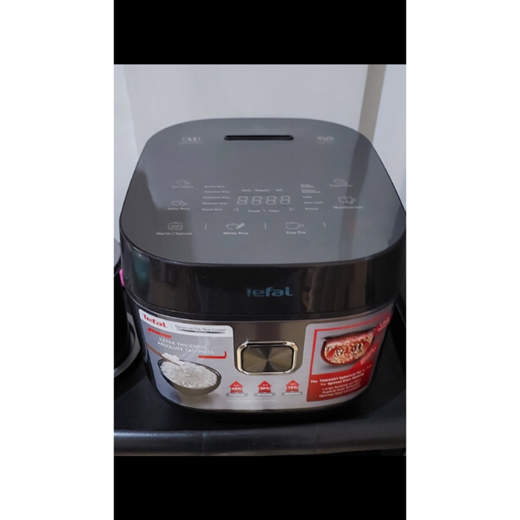 Tefal Delirice Plus Sepherical Pot Digital Rice Cooker 1.8L 10 Cups
