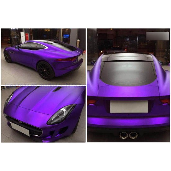 MATTE CHROME VIOLET CAR WRAP STICKER !!! HIGH QUALITY !!! | Shopee ...