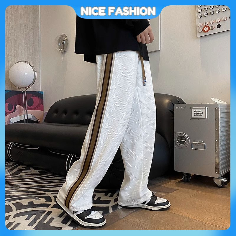 Jogger pant for men Loose Fit Wide Leg Straight Pants sweatpants Baggy