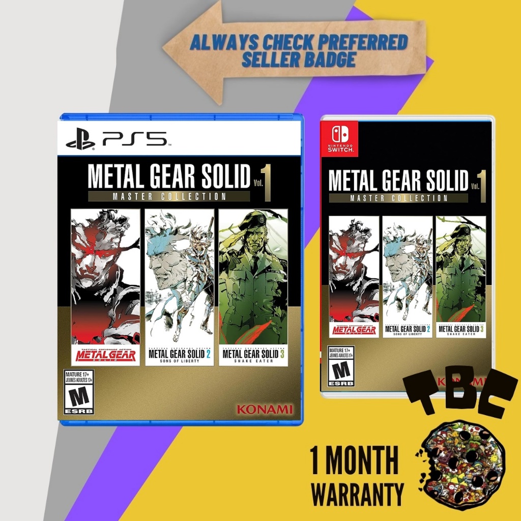 Metal Gear Solid Master Collection Vol.1 PS5 [R3][Unused Codes