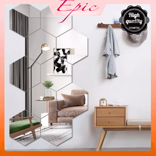 Shop hexagonal mirror wall stickers for Sale on Shopee Philippines