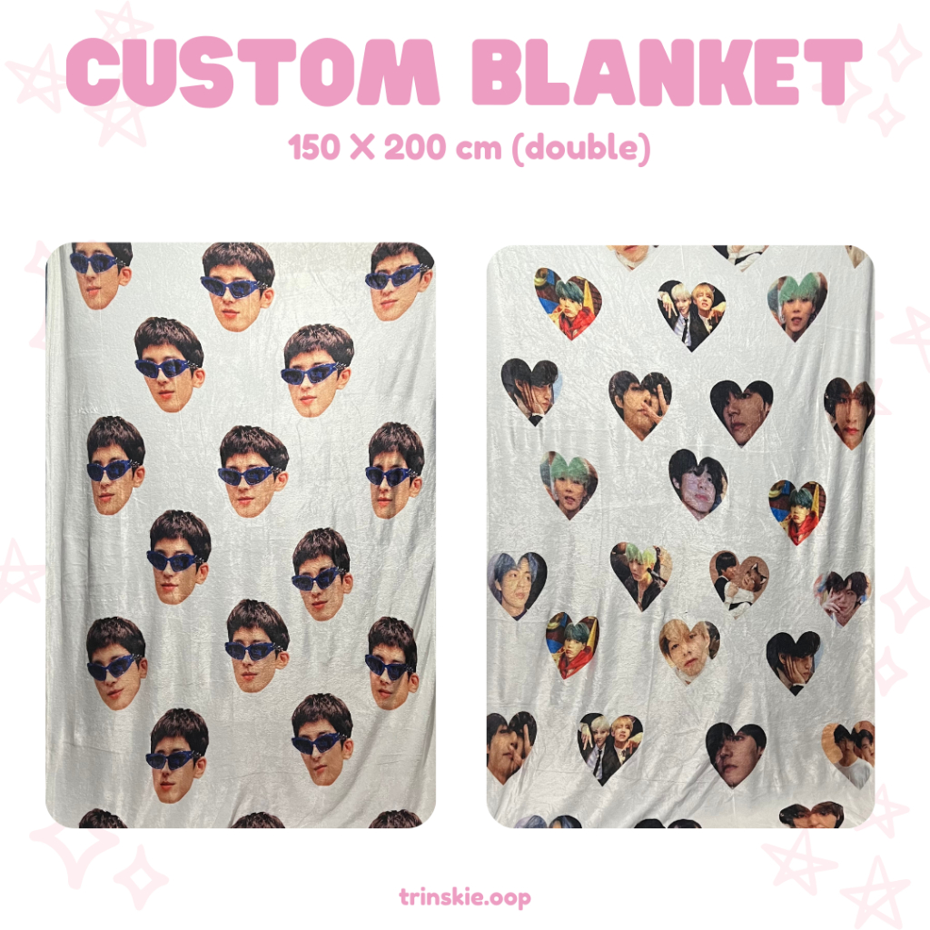 CUSTOM FLEECE BLANKET TRINSKIE.OOP Shopee Philippines