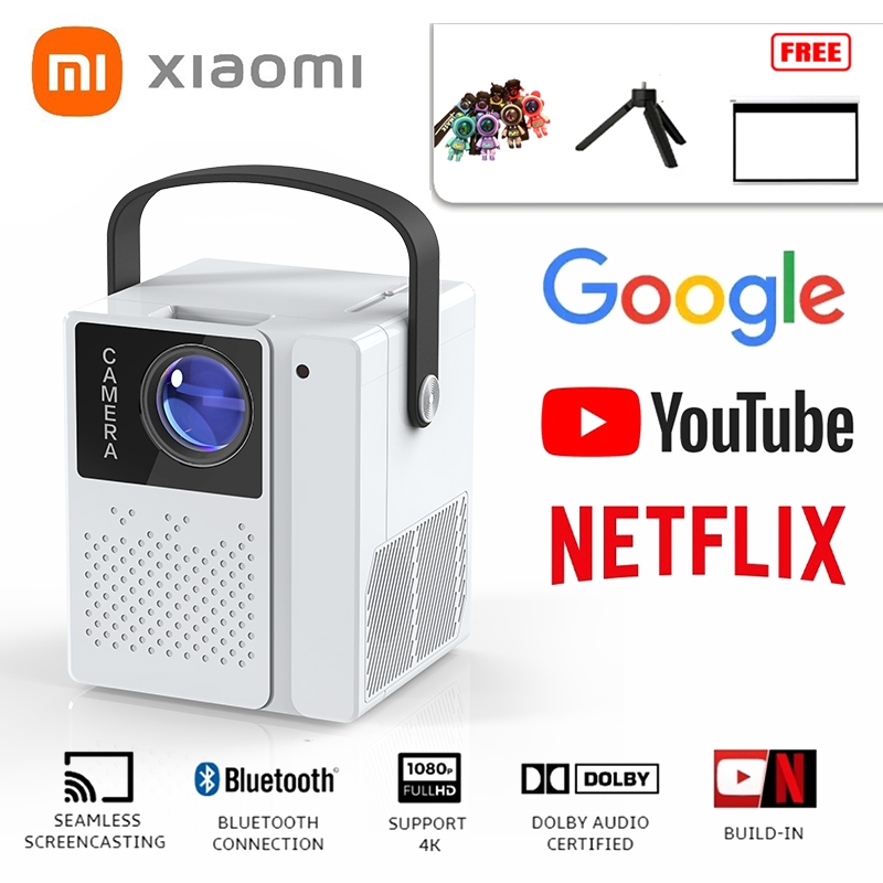 Xiaomi Smart Projector 1080P HD Android Projector T2pro WIFI LED Screen