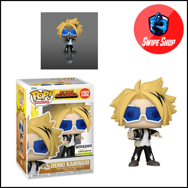 Funko Pop Denki Kaminari Glow My Hero Academia Amazon Exclusive 8/10