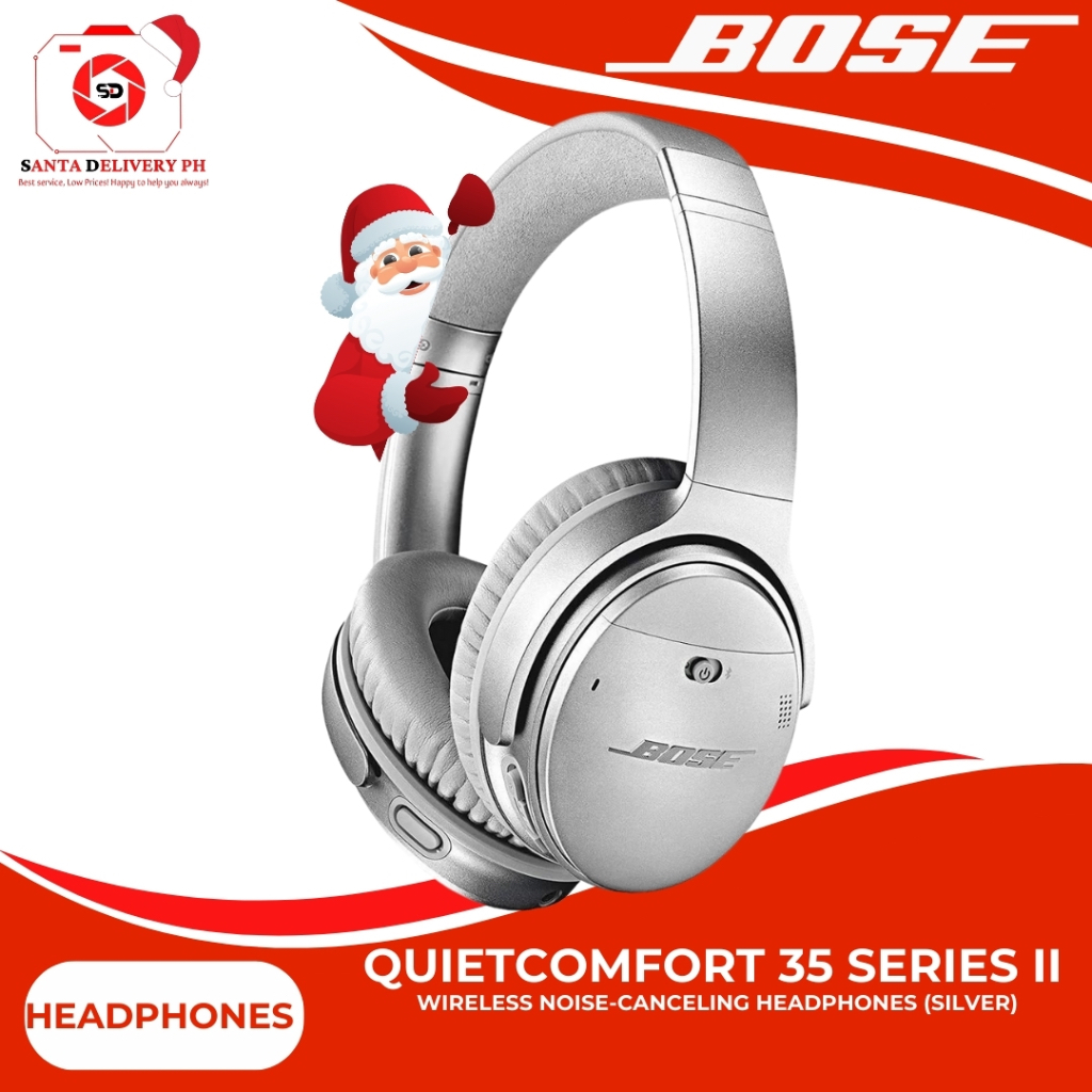 Bose QuietComfort 35 Series II Wireless Noise-Canceling Headphones (Silver)