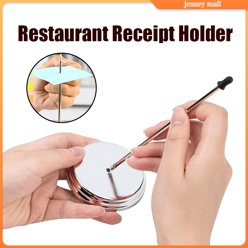 Metal Straight Rod Ticket Fork Desk Receipts Check Bill Fork Receipt ...