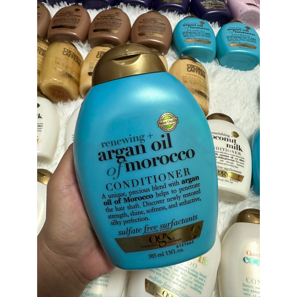 Authentic OGX Renewing argan oil of morocco conditioner 385ml 04/2026