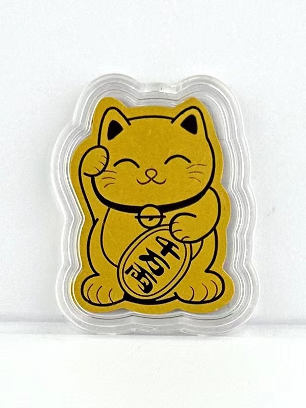 lucky cat 2024 talisman good luck charms sticker phone sticker bag