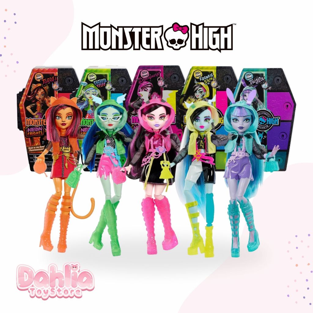 Monster High Skulltimate Secrets Neon Frights Frankie Stein Doll