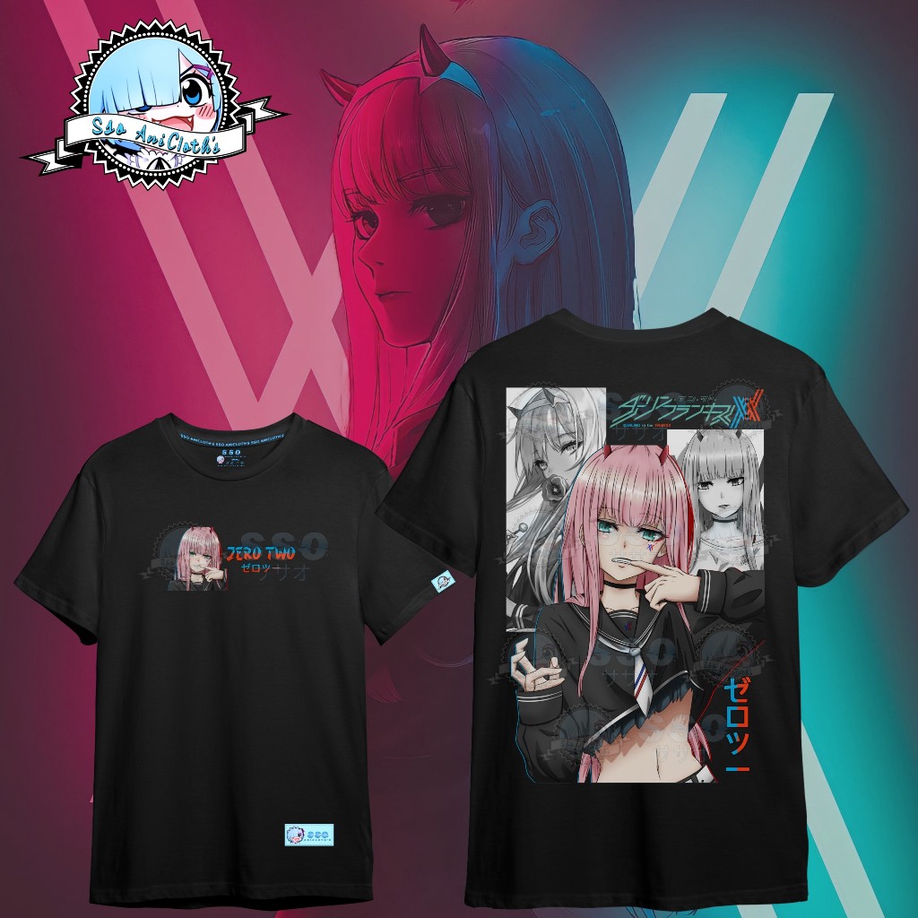 Anime Shirt - Zero Two v2 - Darling In The Franxx | Shopee Philippines