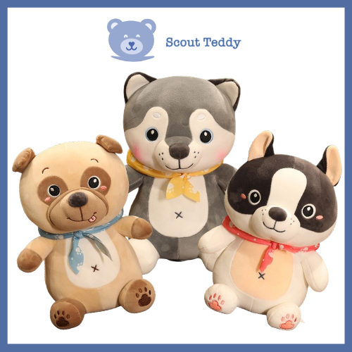 Human Size Dog: Tobi- 35cm; Cute Stuffed Toy; Gift, Bear, Dog