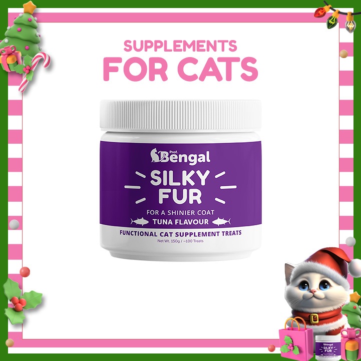 Prof Bengal Silky Fur Healthy Cat Treats & Snacks with Fur Enhancing