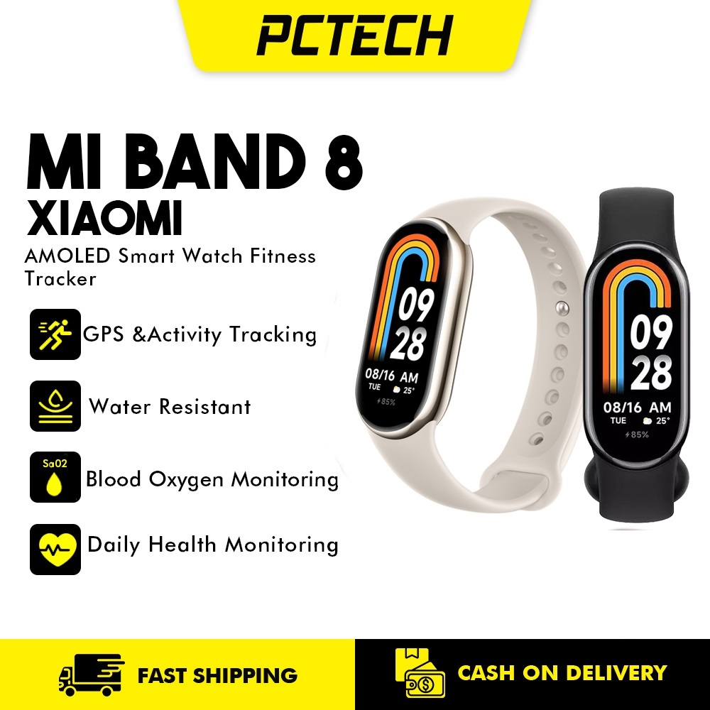 Xiaomi Mi Band 8 Smart Bracelet 7 Color AMOLED Blood Oxygen Smart band  Fitness Traker Heart Rate Bluetooth Waterproof Miband 8 - AliExpress