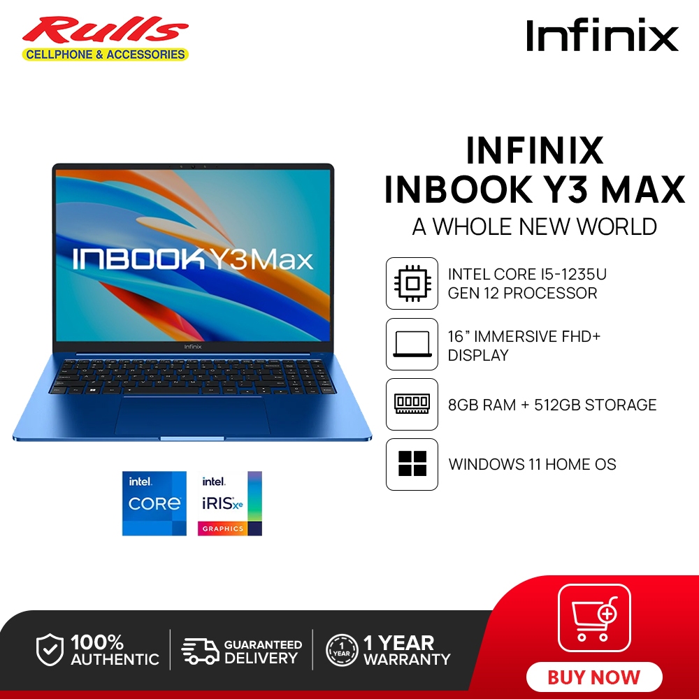 Infinix Inbook Y Max Laptop Gb Ram Gb Storage Lntel Core I U Fhd Display