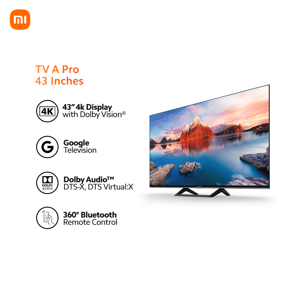 Televisor 43 Xiaomi Mi TV P1, 4K Ultra HD, SmartTV, Wi-Fi, color