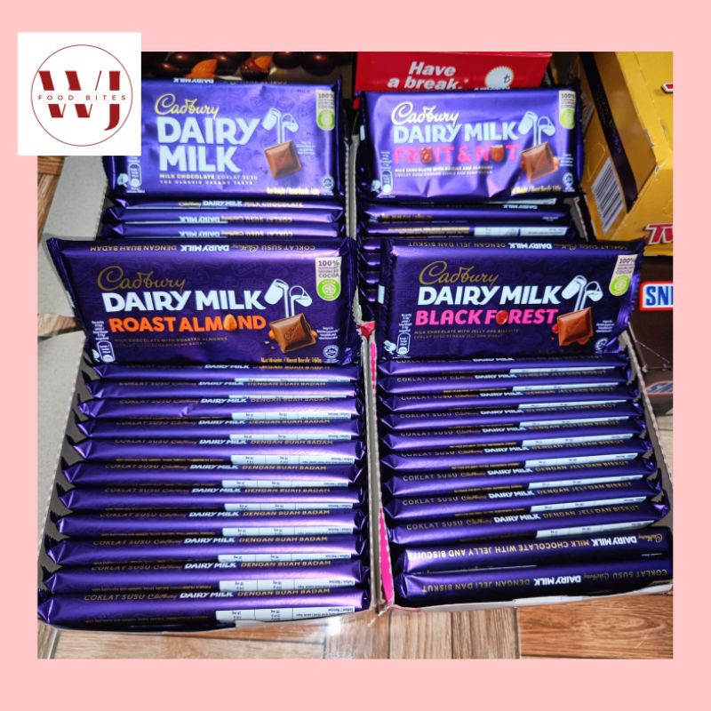 Cadbury Dairy Milk Chocolate Bar 160g. Assorted Flavors Shopee