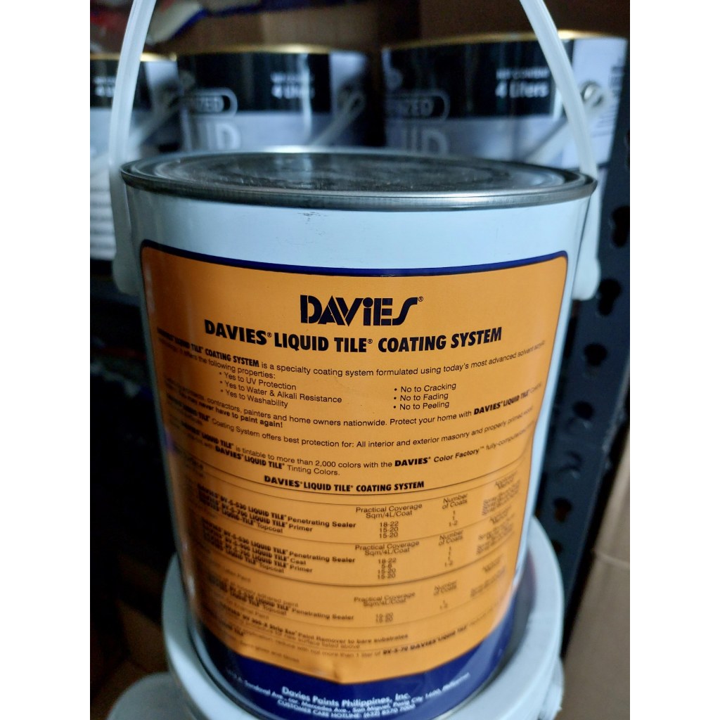 Davies Liquid TIle 1Gal Many Variants To Choose From - Same As Boysen ...