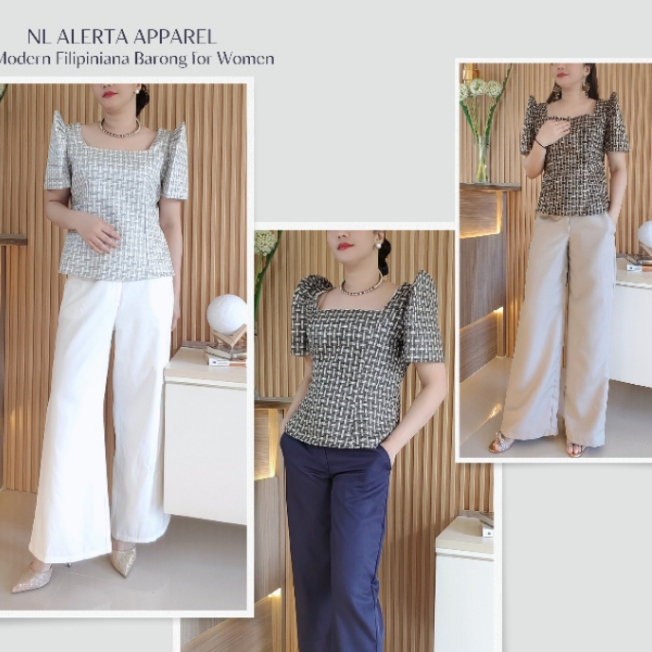 Filipiniana attire pants hotsell