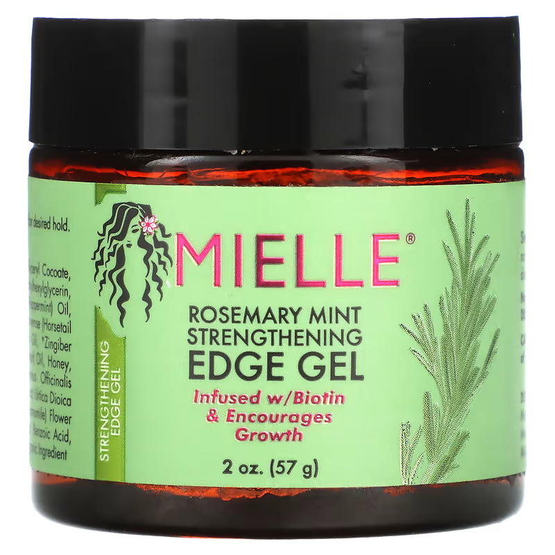 Mielle, Strengthening Edge Gel, Rosemary Mint, 2 oz (57 g) Shopee