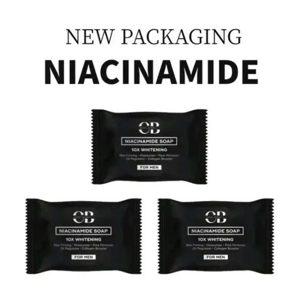 Cb Niacinamide Soap For Men 10x Whitening Soap Whitening All Skin Types