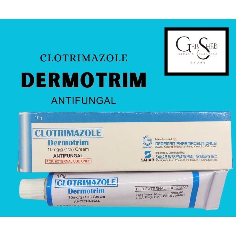 Clotrimazole Dermotrim antifungal cream Shopee Philippines