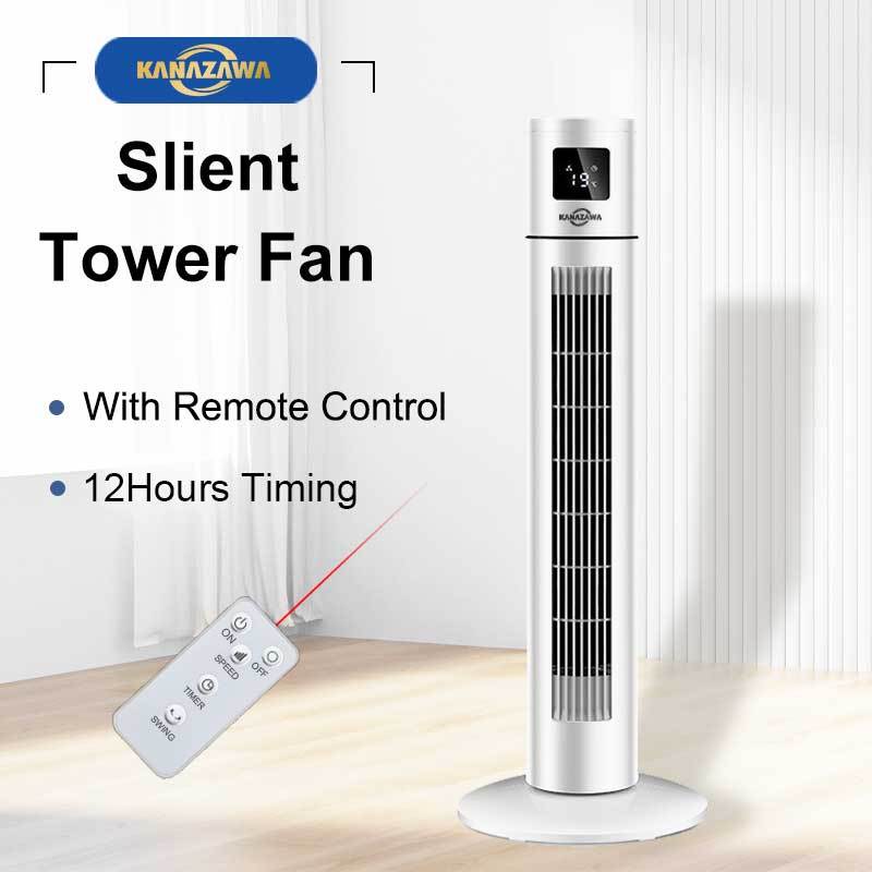 KANAZAWA Electric Tower Fan With Remote Control Touch Screen Shopee