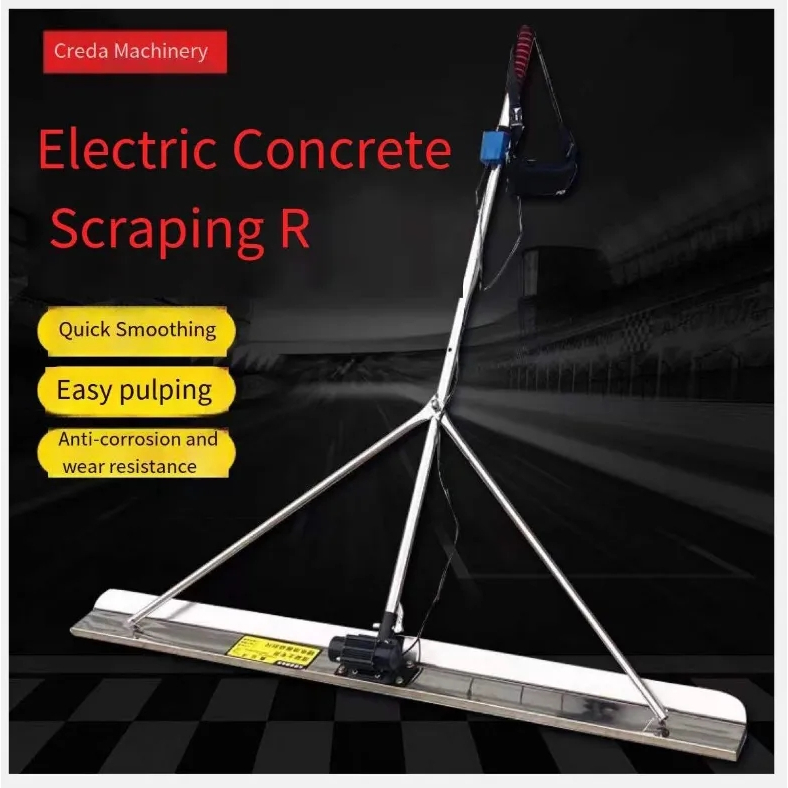 Small electric leveling ruler cement floor leveler vibrator concrete