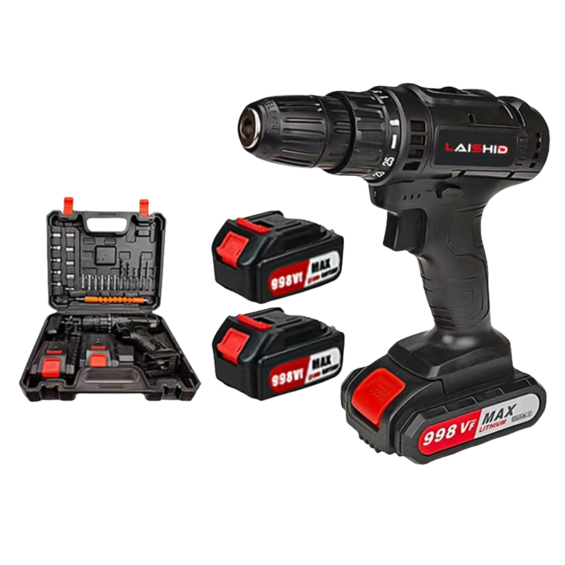 Impact Drill Set Cordless Hand Drill Set Electric Screwdriver Drill bits  Battery