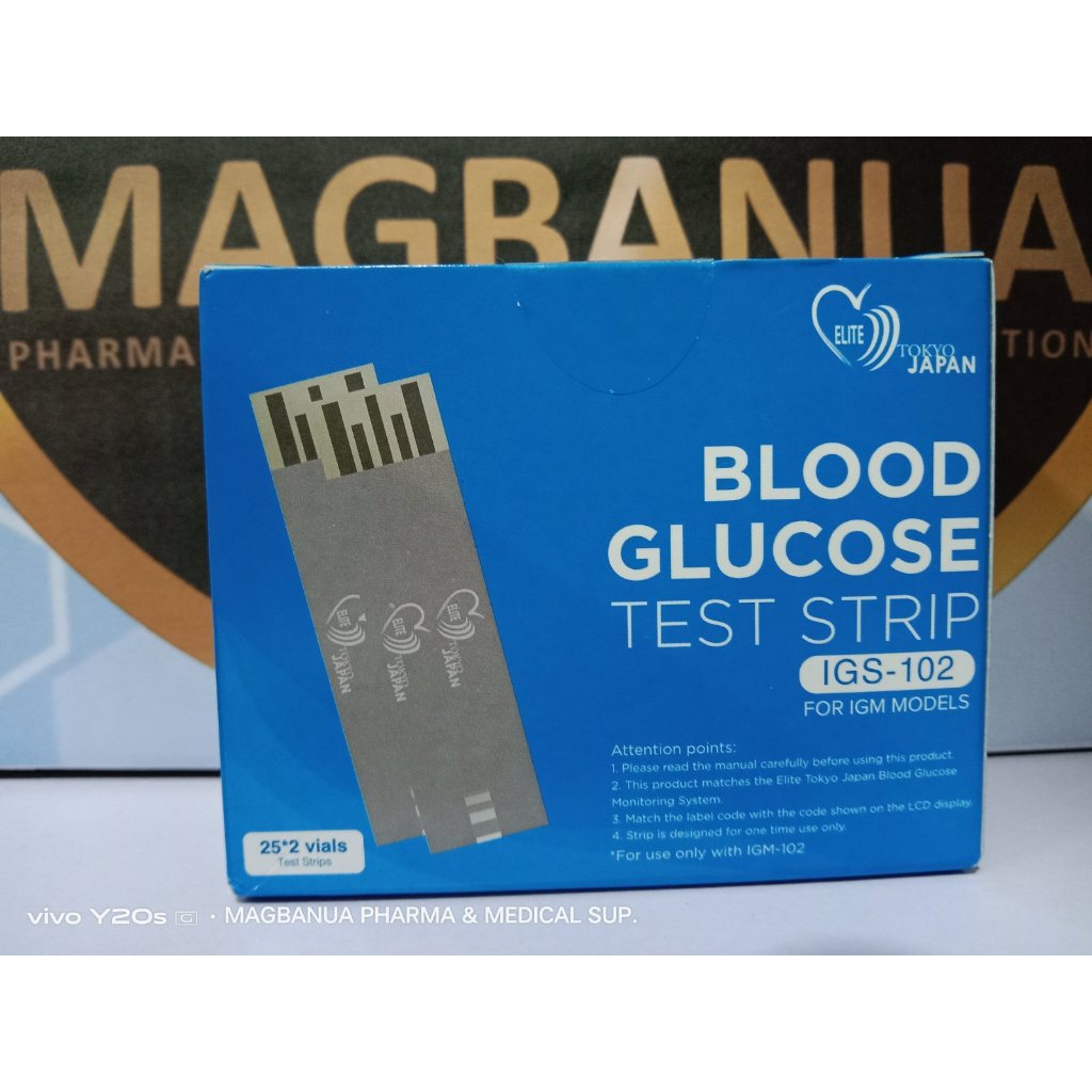 Indoplas Elite Tokyo Japan IGS102 Blood Glucose Meter Test