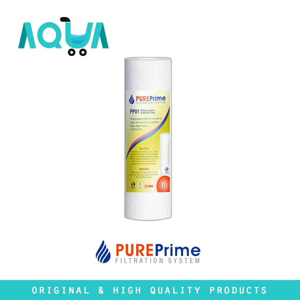 Pure Prime Sediment Filter 10SL 1,5,10,20 micron | Shopee Philippines