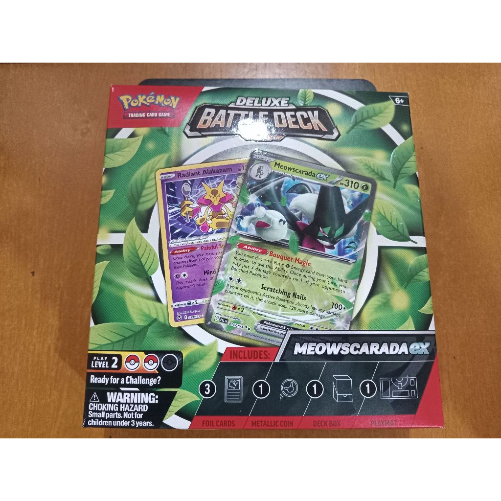 Pokemon TCG: Meowscarada Ex Deluxe League Battle Deck English | Shopee ...