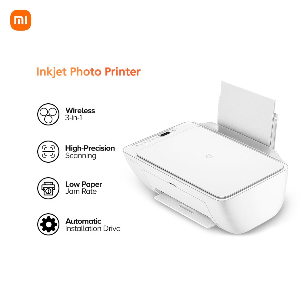 Xiaomi Mijia Color Inkjet Photo Printer Work With Apple Airprint