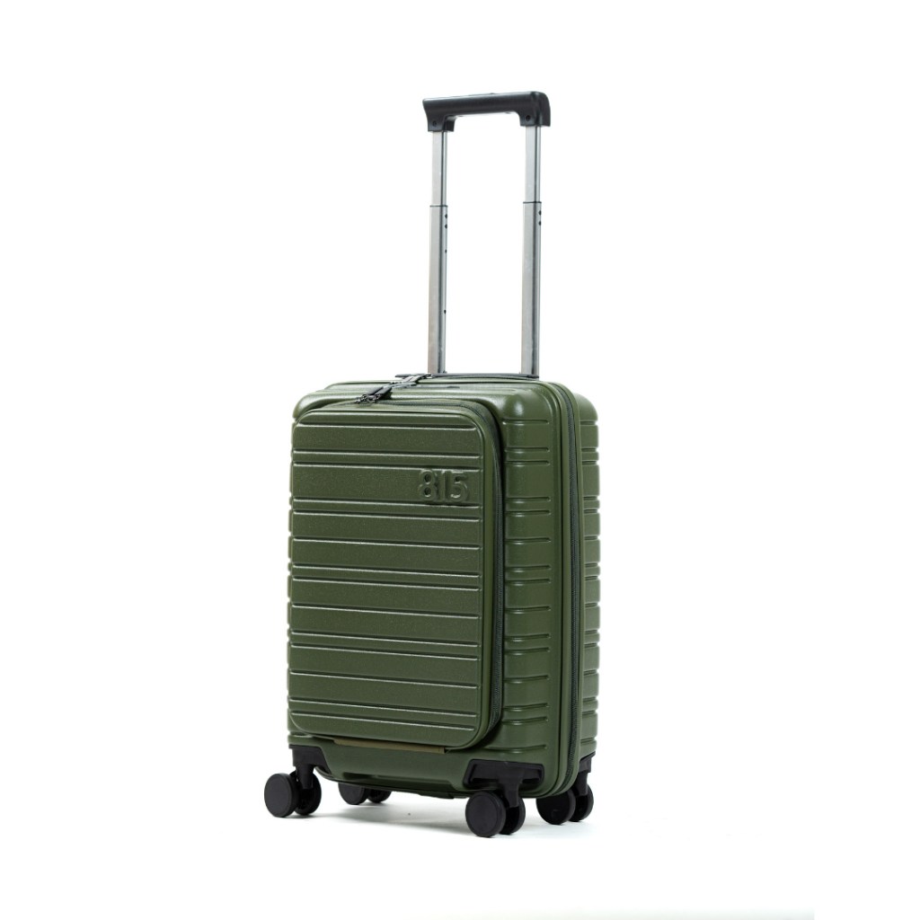 Hard case carry on luggage with front pocket online