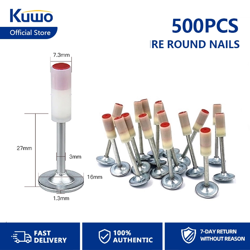 Kuwo Steel Nails Round Nails Fastener Nails for Gun Rivets Clamp Round