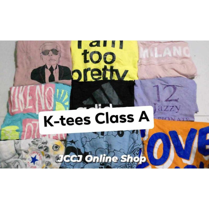 K-TEES CLASS A quarter-bale (50pcs estimate) | Shopee Philippines