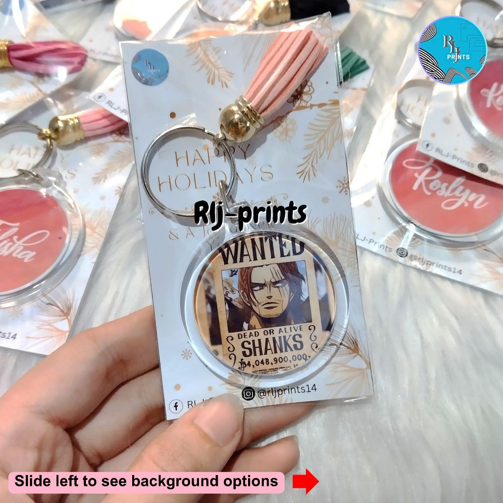 Personalized Keychain WHOLESALE 100pcs (Acrylic Circle Type) | Shopee ...