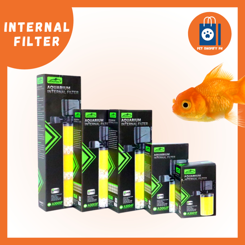 AQUASPEED AQUARIUM INTERNAL FILTER (Available in FIVE MODELS) Shopee