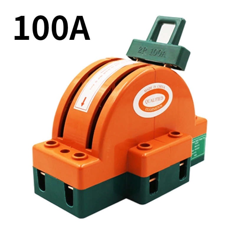 100A Two Pole Disconnect Double Throw Switch for Circuit Breaker Backup