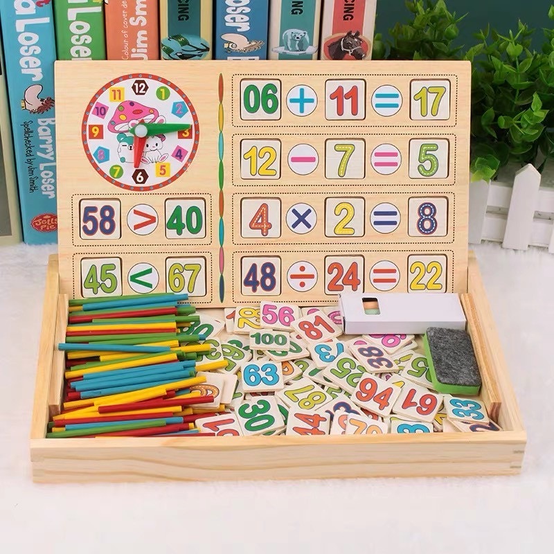 Wooden educational operations box improving skill for kids | Shopee ...