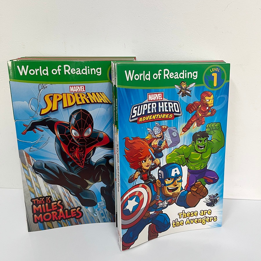 Color 31 volumes of Marvel Avengers graded books Marvel World of ...