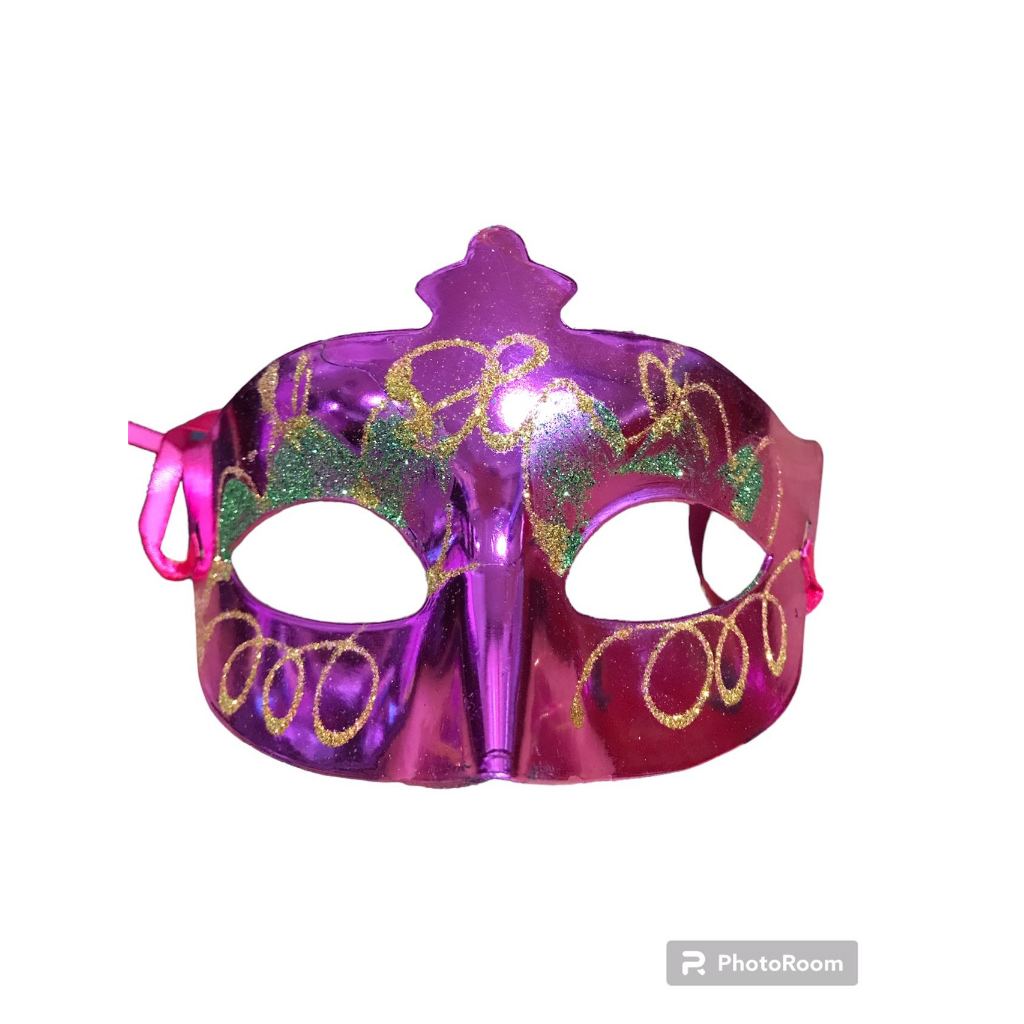 Glitter Masquerade Feather Mask Fancy Dress Party Theme Ball