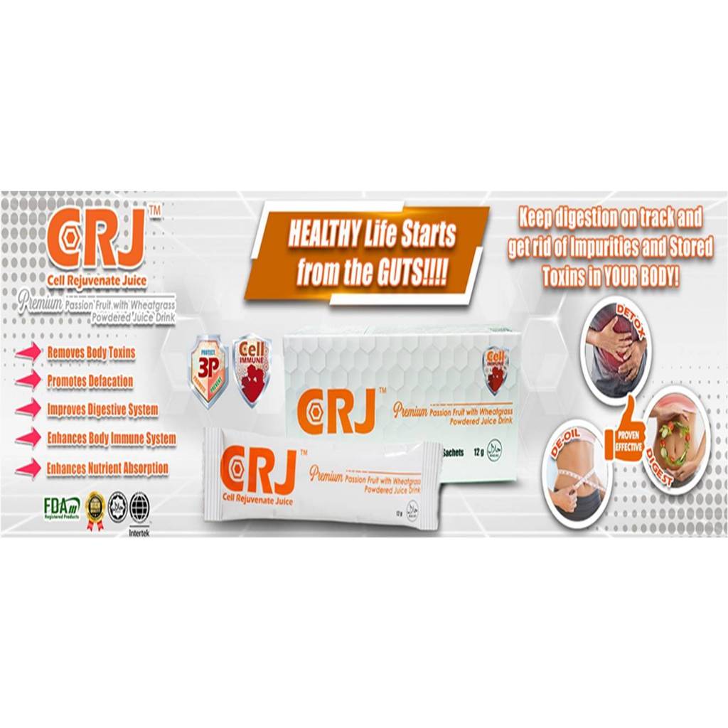 CRJ ( HCI Cell Rejuvenate Juice) (12 gms. x 7 sachets) Shopee Philippines