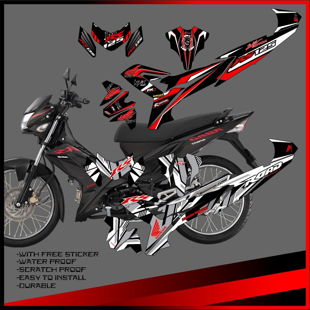 Rs 125 fi decals design sales