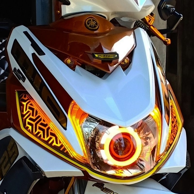 MIO i 125 Headlight Assembly AES Projector (PARTS OUT) Shopee Philippines