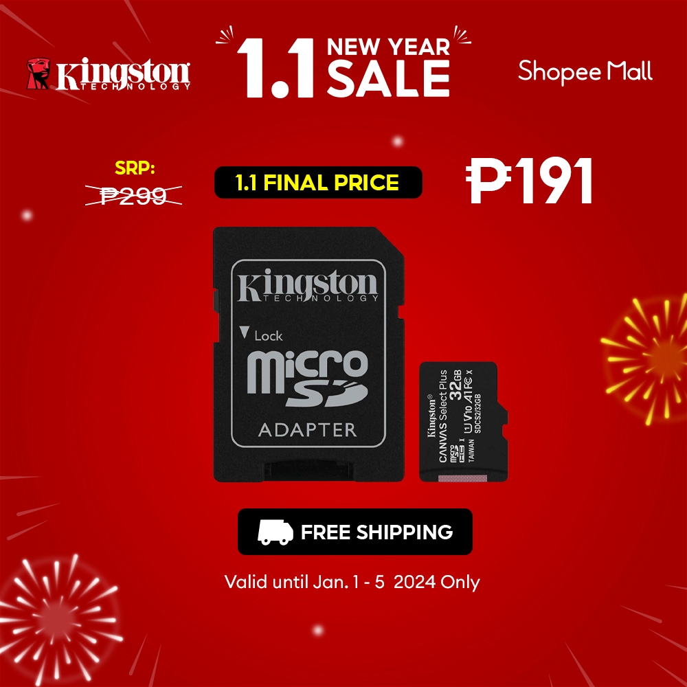 Kingston Canvas Select Plus SD Card 32GB/64GB/128GB MicroSDHC MicroSDXC