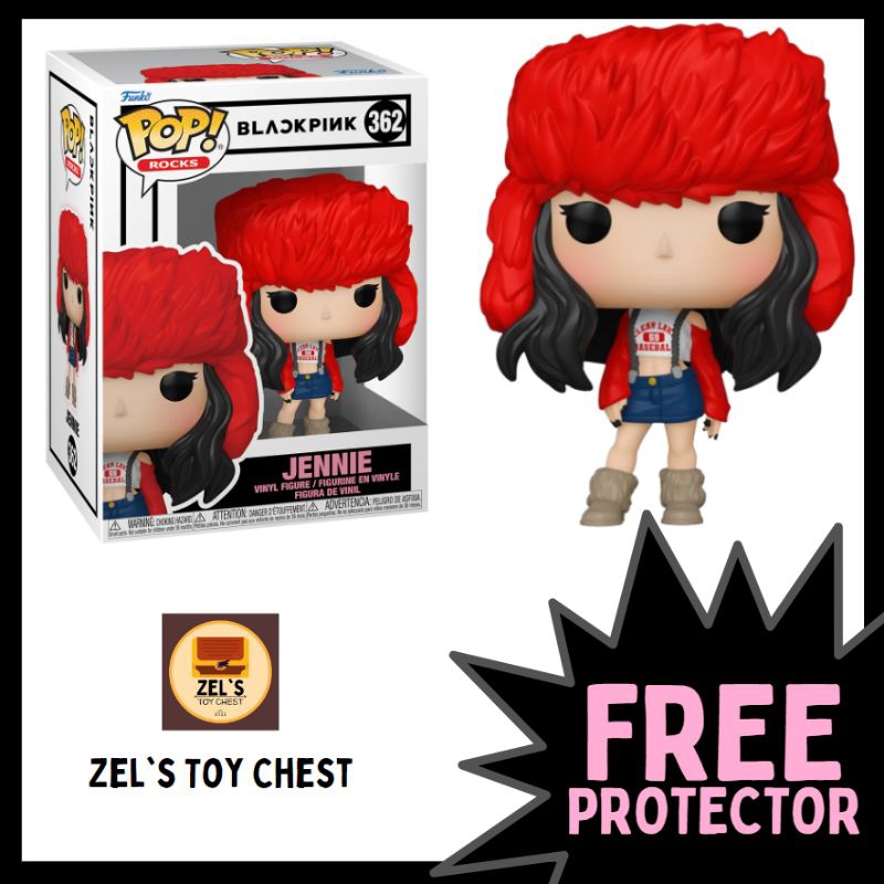 Funko Pop Blackpink Jennie With Free Protector [zels Toy Chest