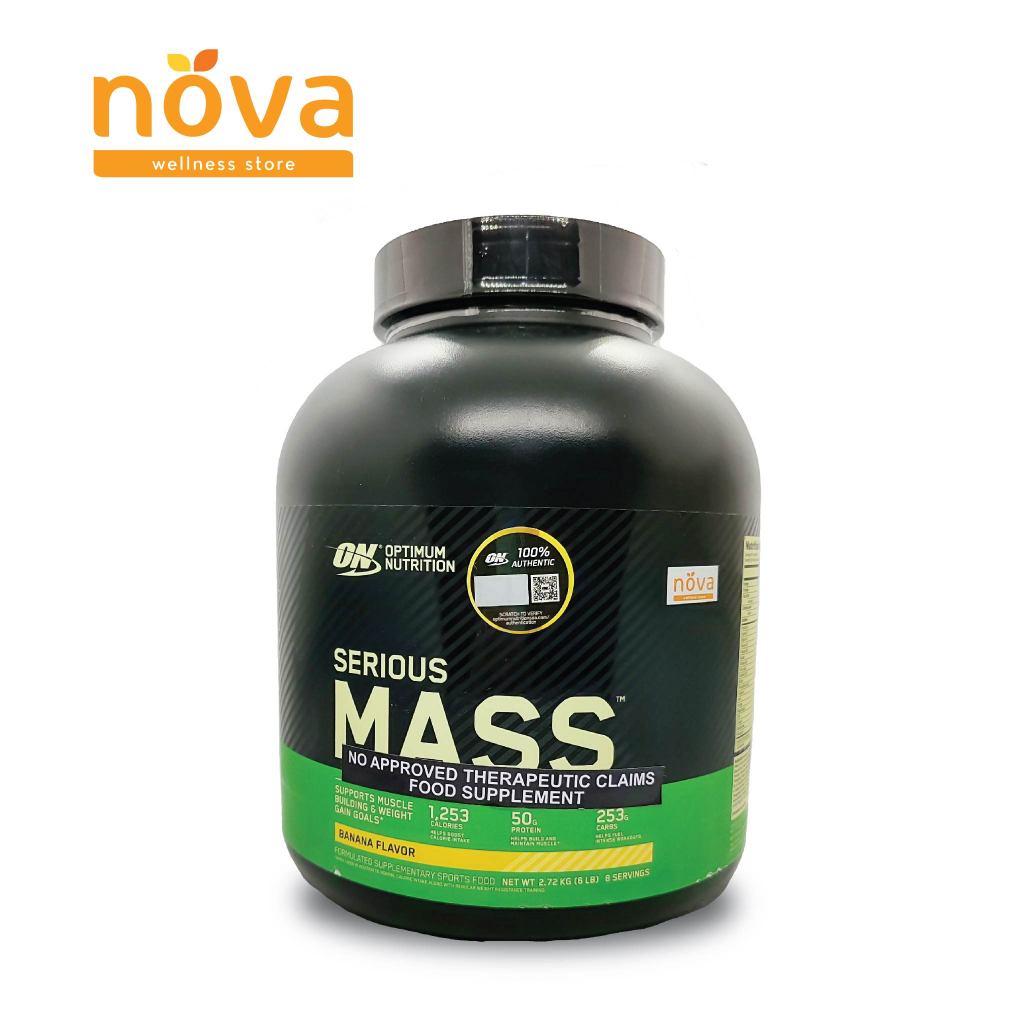 Optimum Nutrition Serious Mass Banana Jar Shopee Philippines