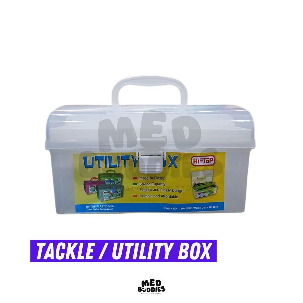 HI-TOP Tackle Box / Mini Medical Utility Storage Box