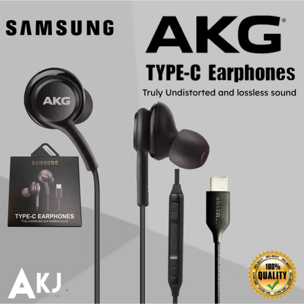 Samsung AKG Earphones TypeC Gaming Headset Earbuds W/Mic & Volume