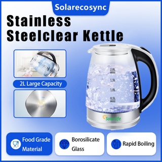 Glass Electric Tea Kettle Water Boiler Heater 1 Liter 1500 - Temu  Philippines